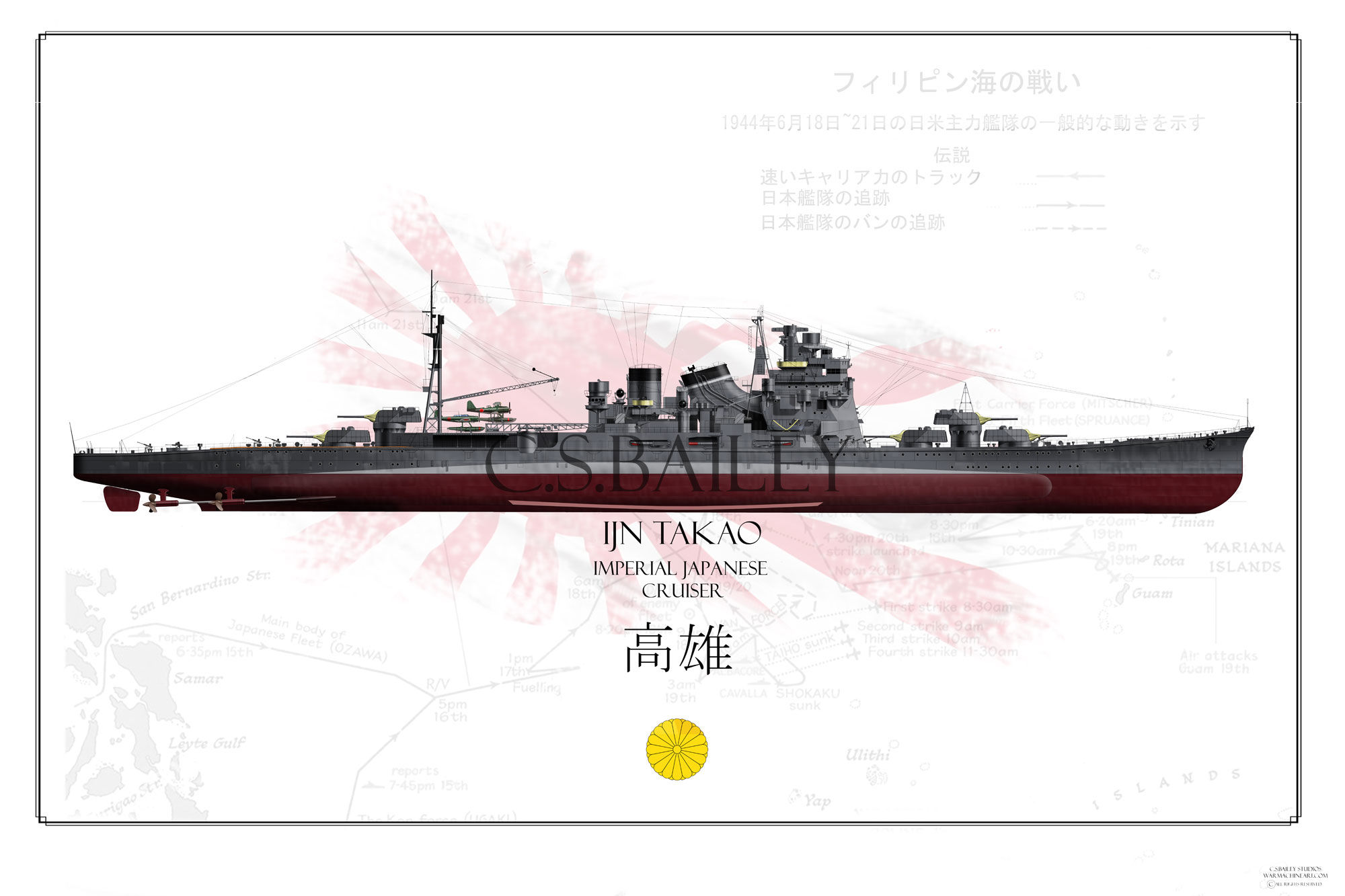 IJN Takao FH Print