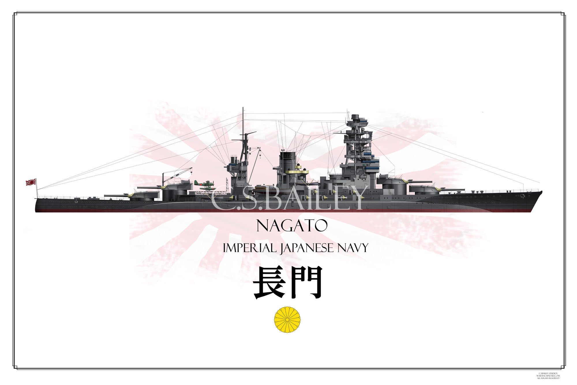 IJN Nagato WL Print