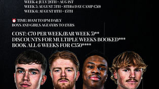 Dole Ireland Dundalk FC Summer Camps 2025