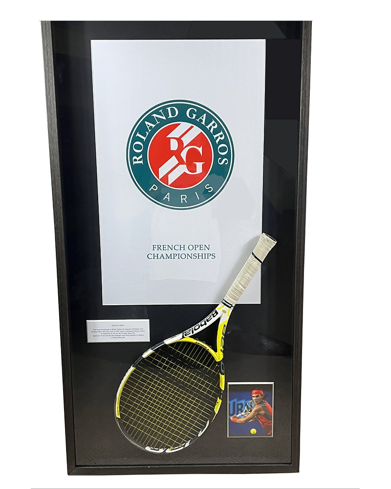 Rafael Nadal's Winning Racket From French Open Final Against Federer to ...