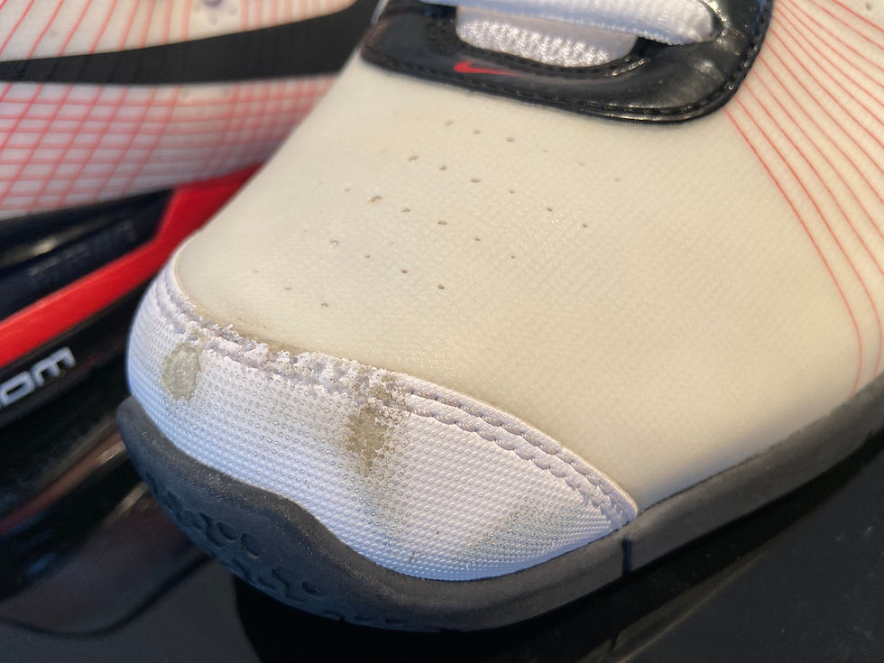 Thumbnail: Roger Federer Match Worn Signed Custom 2009 US Open 'Tweener' Shoes