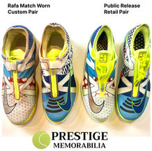 Rafael Nadal's Custom Nike Shoes Compared to Retail Public Pairs
