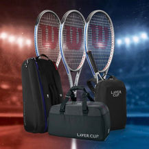Wilson Laver Cup Vancouver 2023 Tennis Rackets and Bags - Blade, Pro Staff, RF97 Early Access