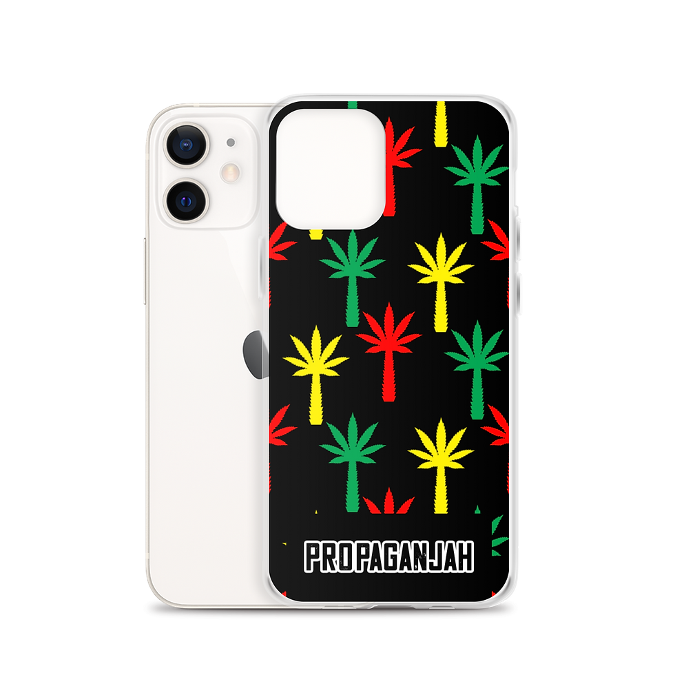 Thumbnail: Propaganjah Palm Tree Pattern - iPhone Case