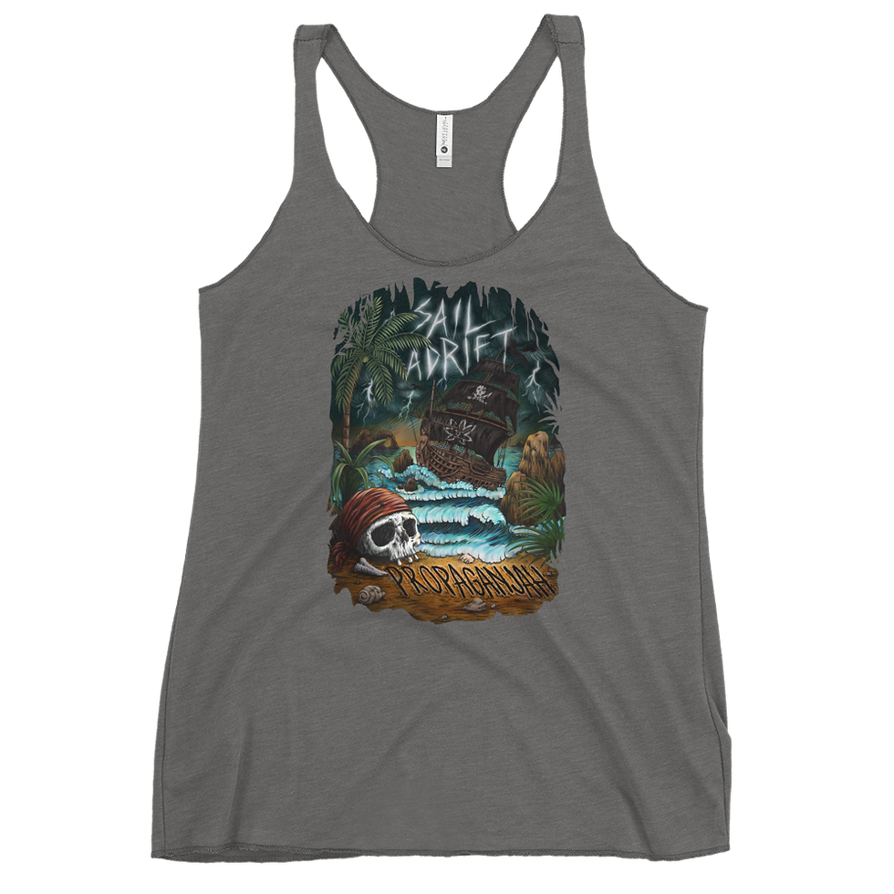 Thumbnail: Propaganjah Sail Adrift Album Cover - Women's Racerback Tank