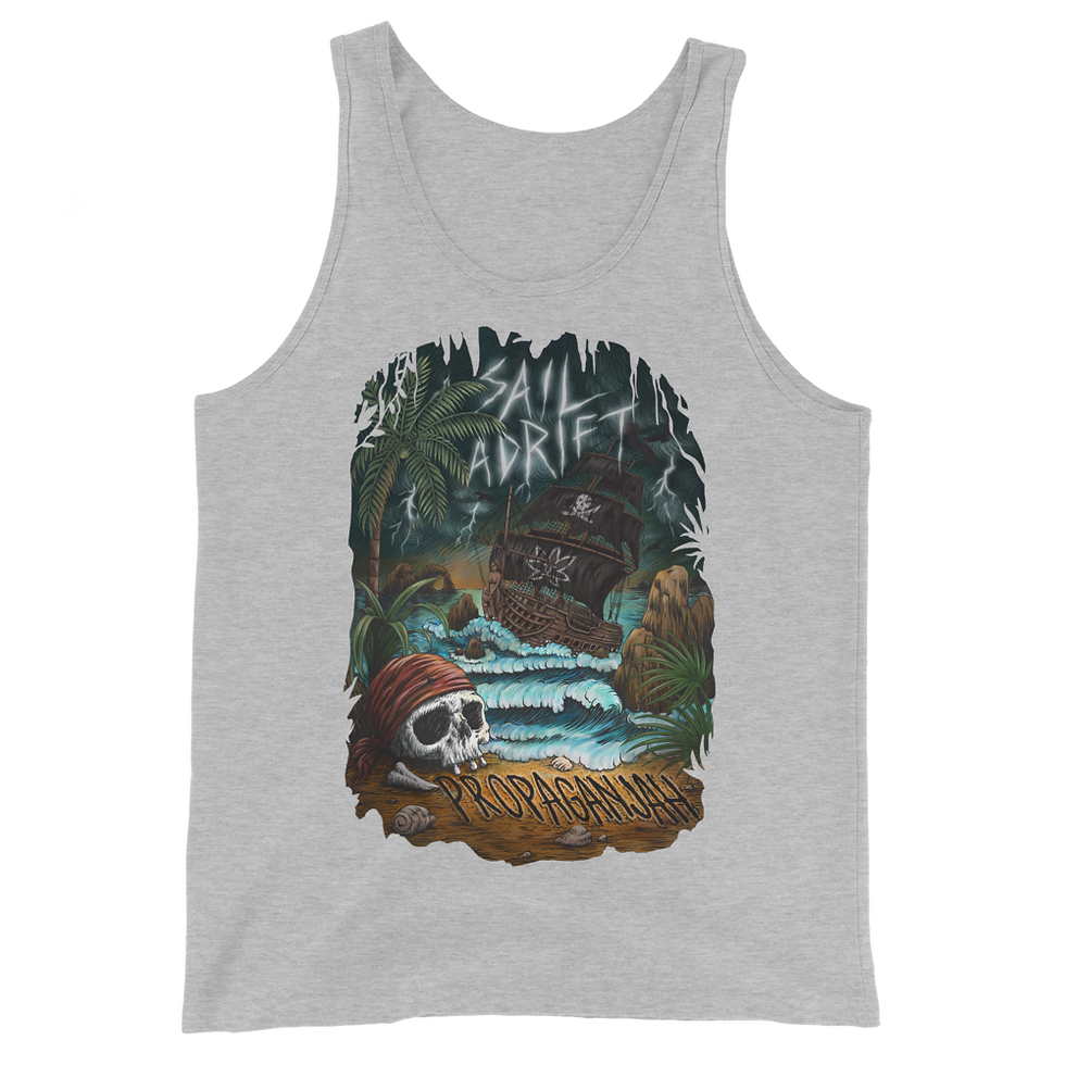 Thumbnail: Sail Adrift Album Cover - Propaganjah - Unisex Tank Top