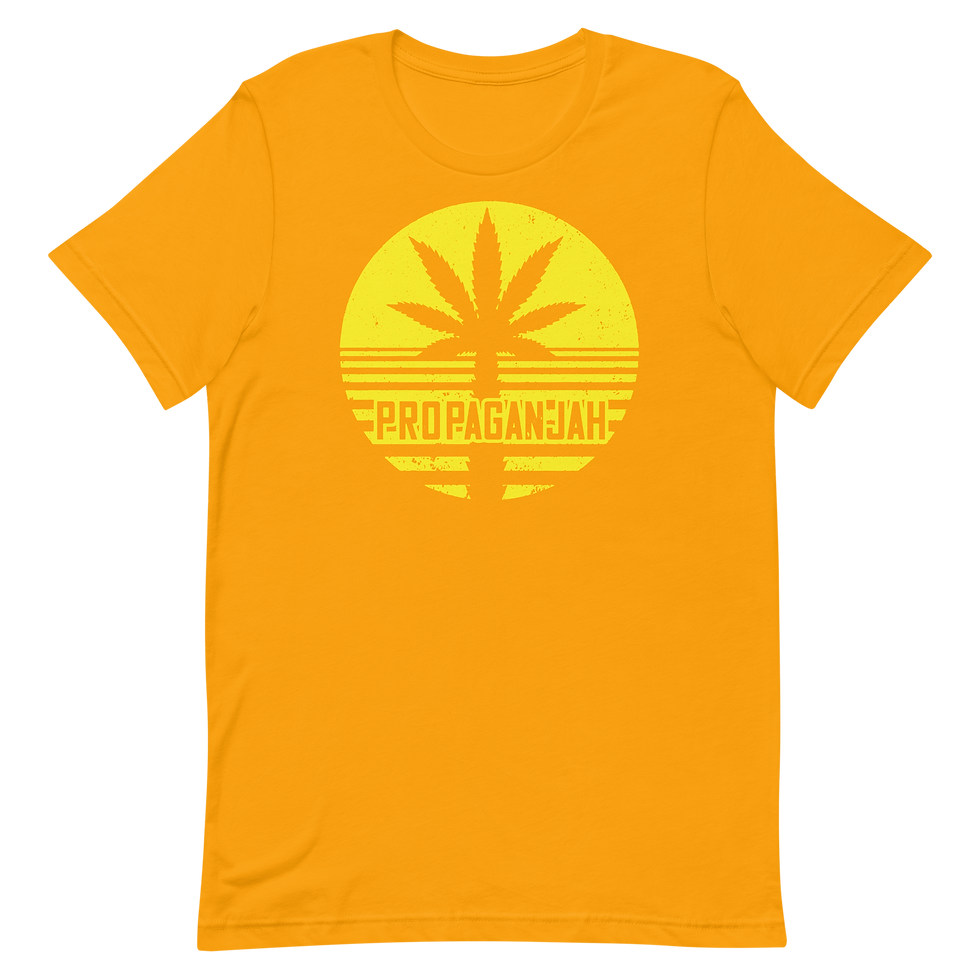 Thumbnail: Yellow Propaganjah Logo - Unisex t-shirt