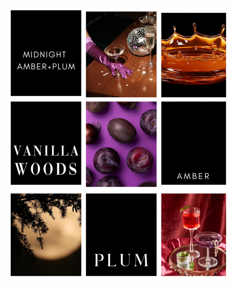 Discover a seductive gourmand frperfume with whipped caramel, crème de cassis, black currant, juicy plum, warm vanilla, amber