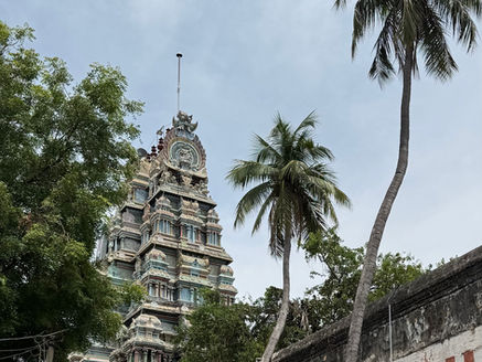 Rajagopuram of Kalamegaperumal temple, Thirumohur