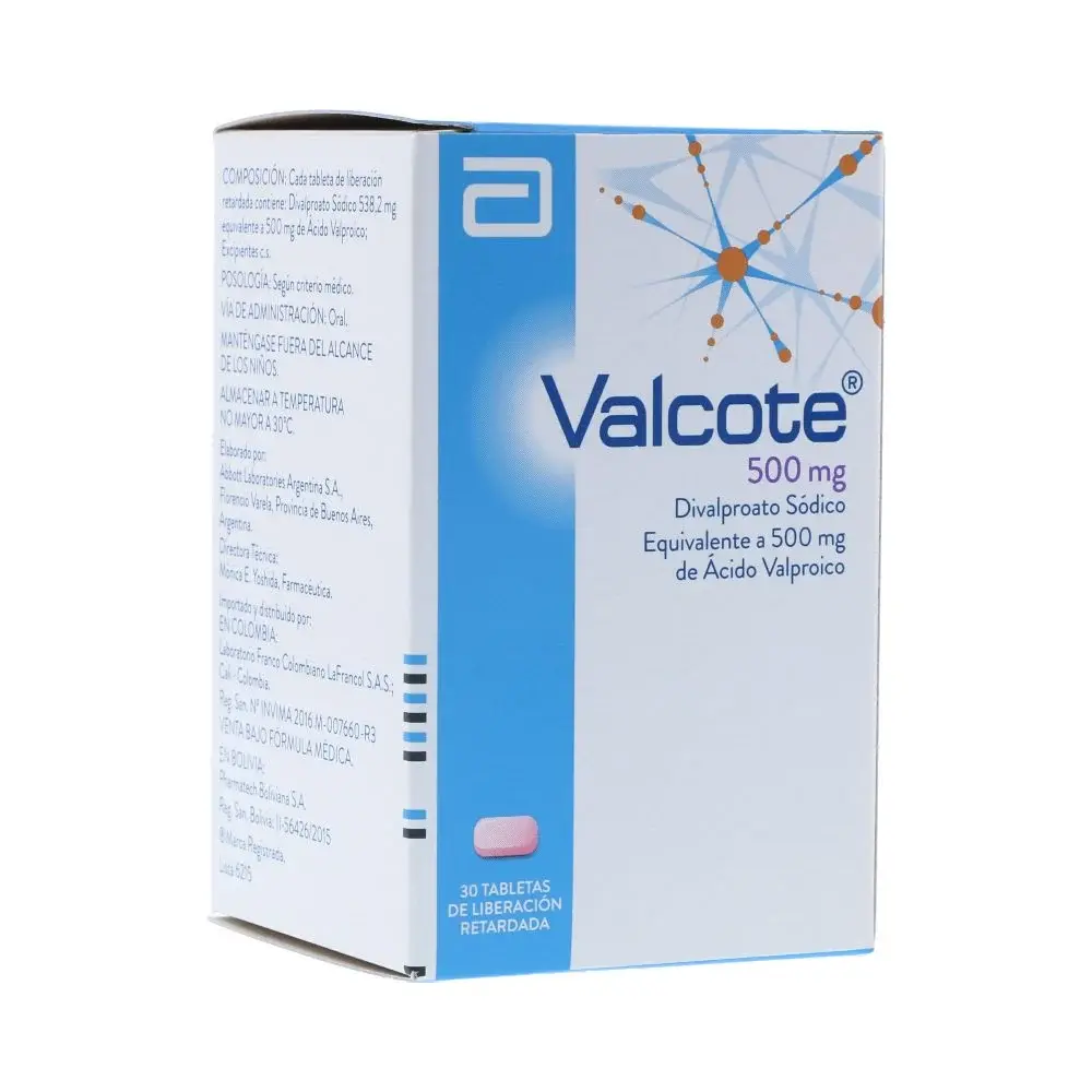 Valcote 500mg fco  *30