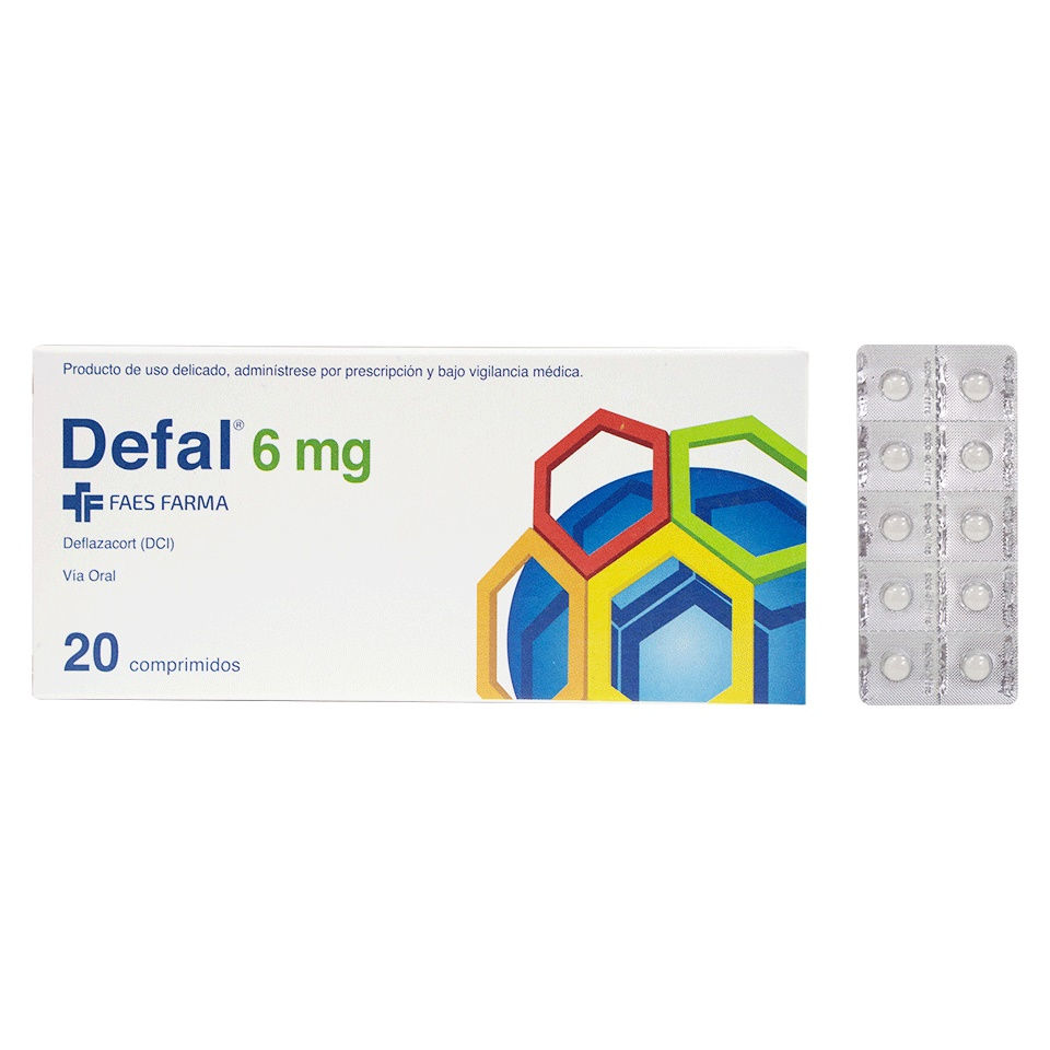Defal 6mg comp caj*20