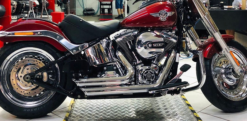 Miniatura: ESCAPAMENTO SHORTSHOTS FAT BOY DELUXE HERITAGE 2005 A 2011 TORBAL 