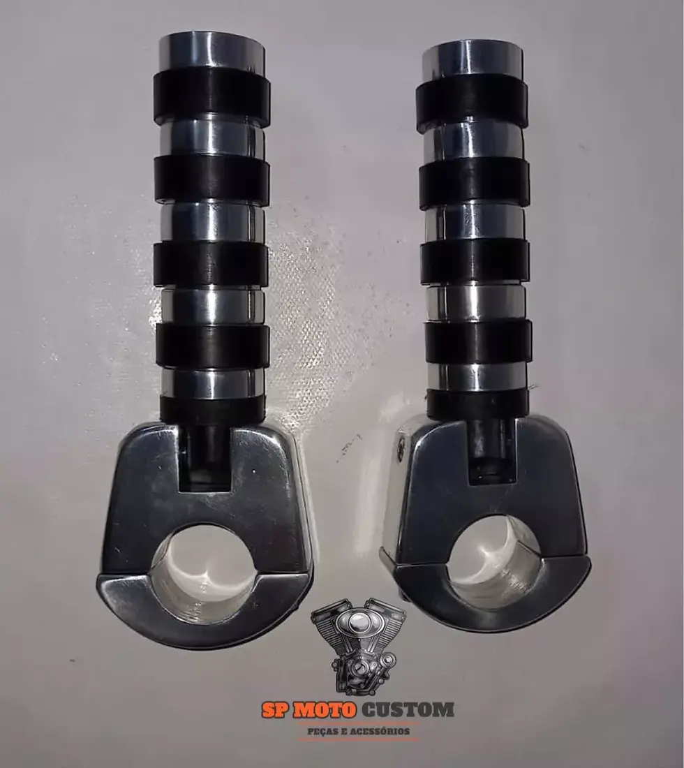 Miniatura: Pedaleira Auxiliar Para Protetor De Motor 1-1/4 32-mm todas a moto