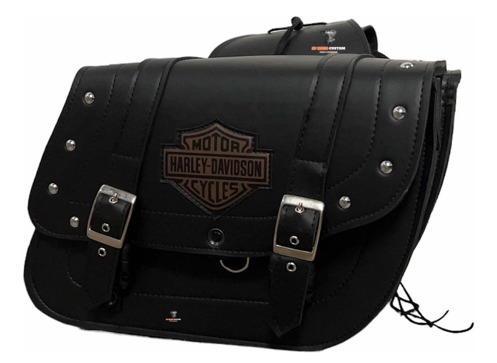 Miniatura: Alforge Lateral Harley Davidson Logo Hd 