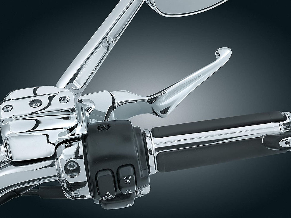 Miniatura: Manete Boss Blades - Cromado - Softail E Dyna - Kuryakyn