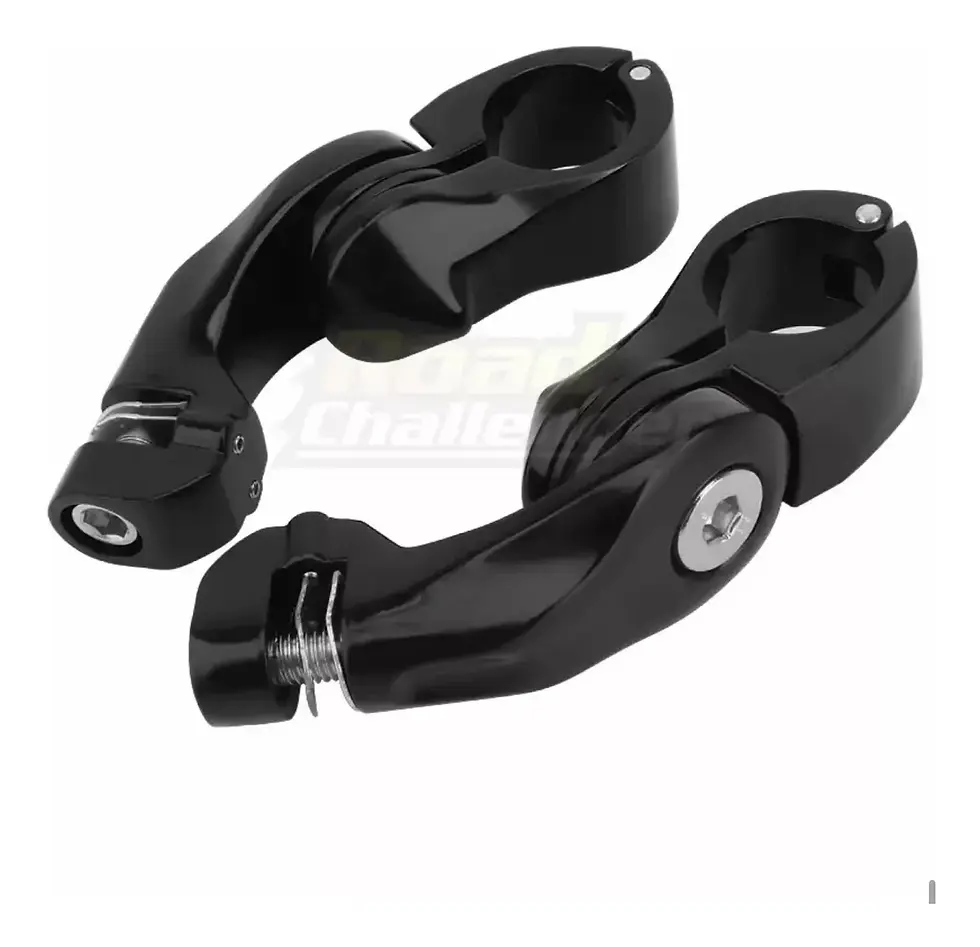 Miniatura: PEDALEIRA AUXILIAR PARA PROTETOR DE MOTOR 32MM 1-1/4" PRETA BRILHANTE ROAD KING