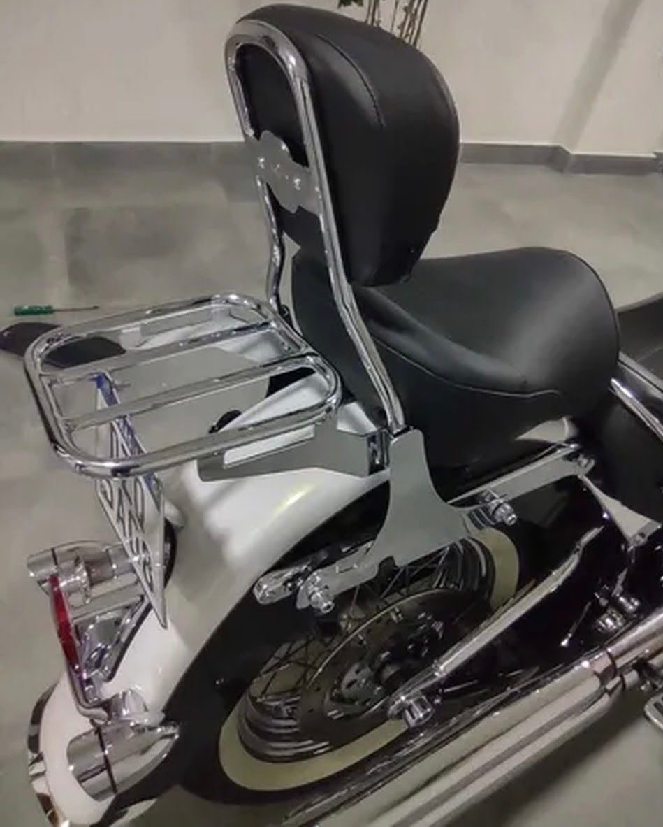 Miniatura: SISSY BAR DESTACÁVEL FAT BOY 2008 A 2017 MODELO ORIGINAL ENGATE RÁPIDO