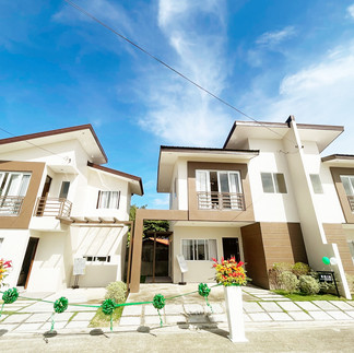 Two model units at Vito Ville. House and lot for sale in Minglanilla.