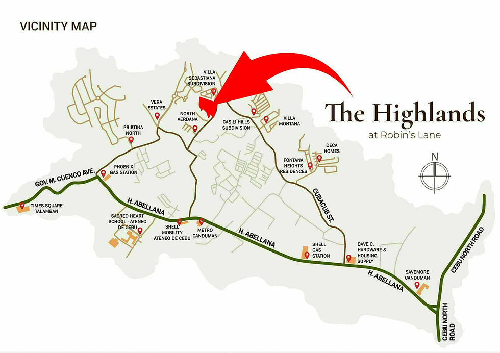 Discover the next prime address in Tawason, Mandaue. đĄâ¨The Highlands at Robinâs Lane is the newest preselling housing project in Cebu!