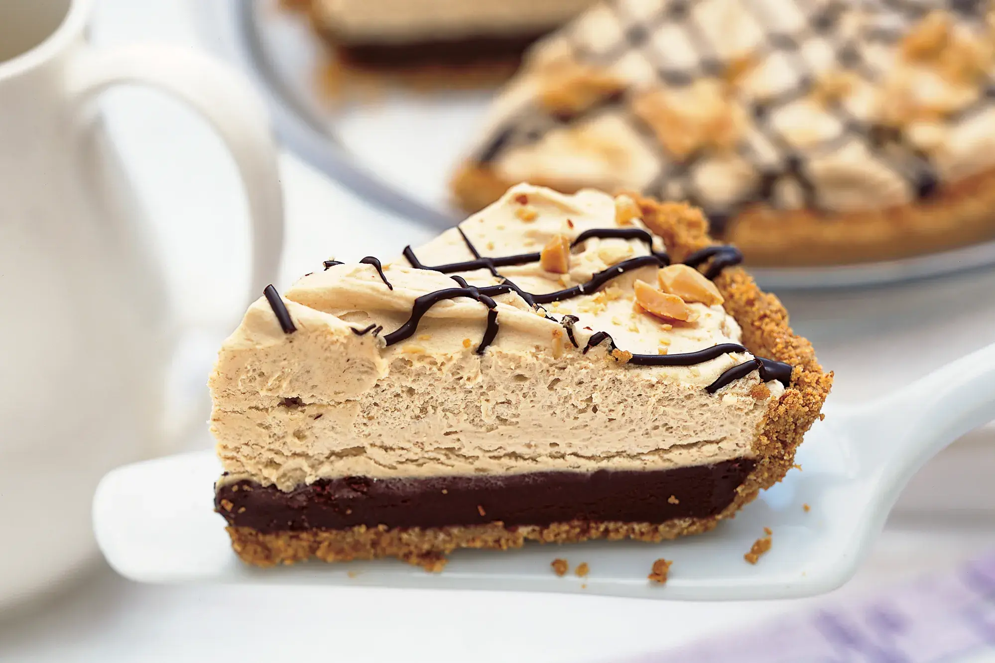 Chocolate PB Mousse Pie