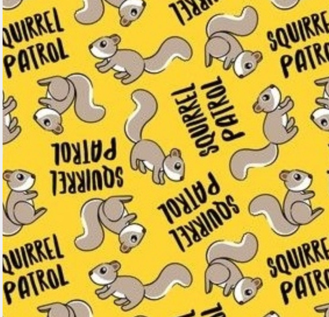 Large Squirrelly PatchDana (Price Includes ONE Patch)