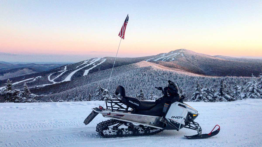 Scenes from the Trails at Snowmobile Vermont!