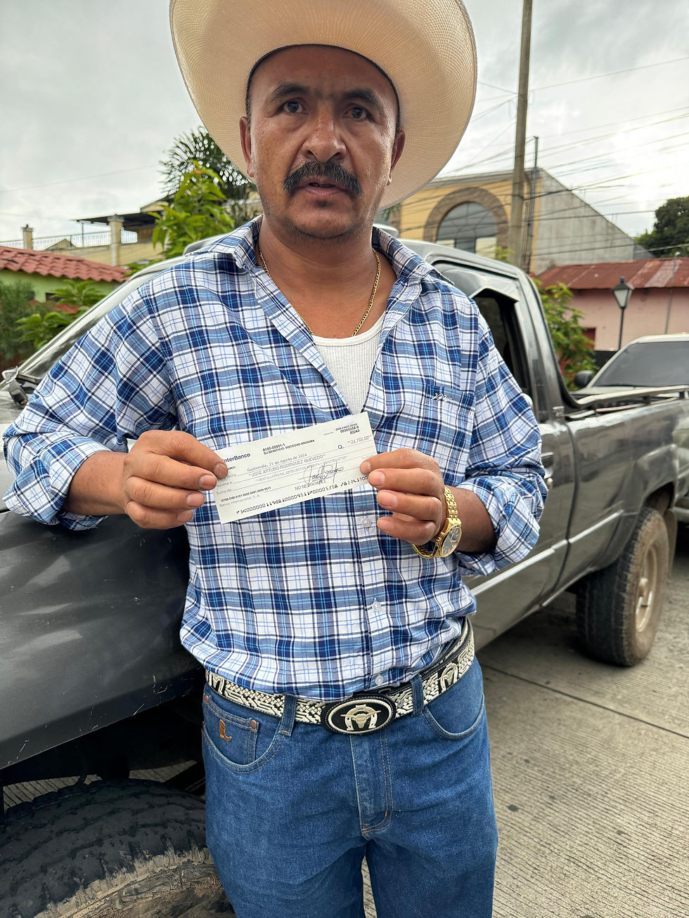 Arturo Rodriguez, the man who farms the Guatemalan coffee we have on