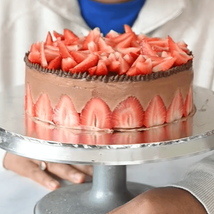 Chocolate Fraisier Cake