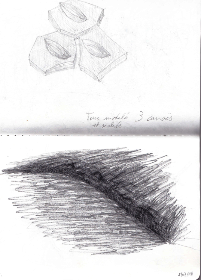 Grand carnet 3 canoës et Pli
