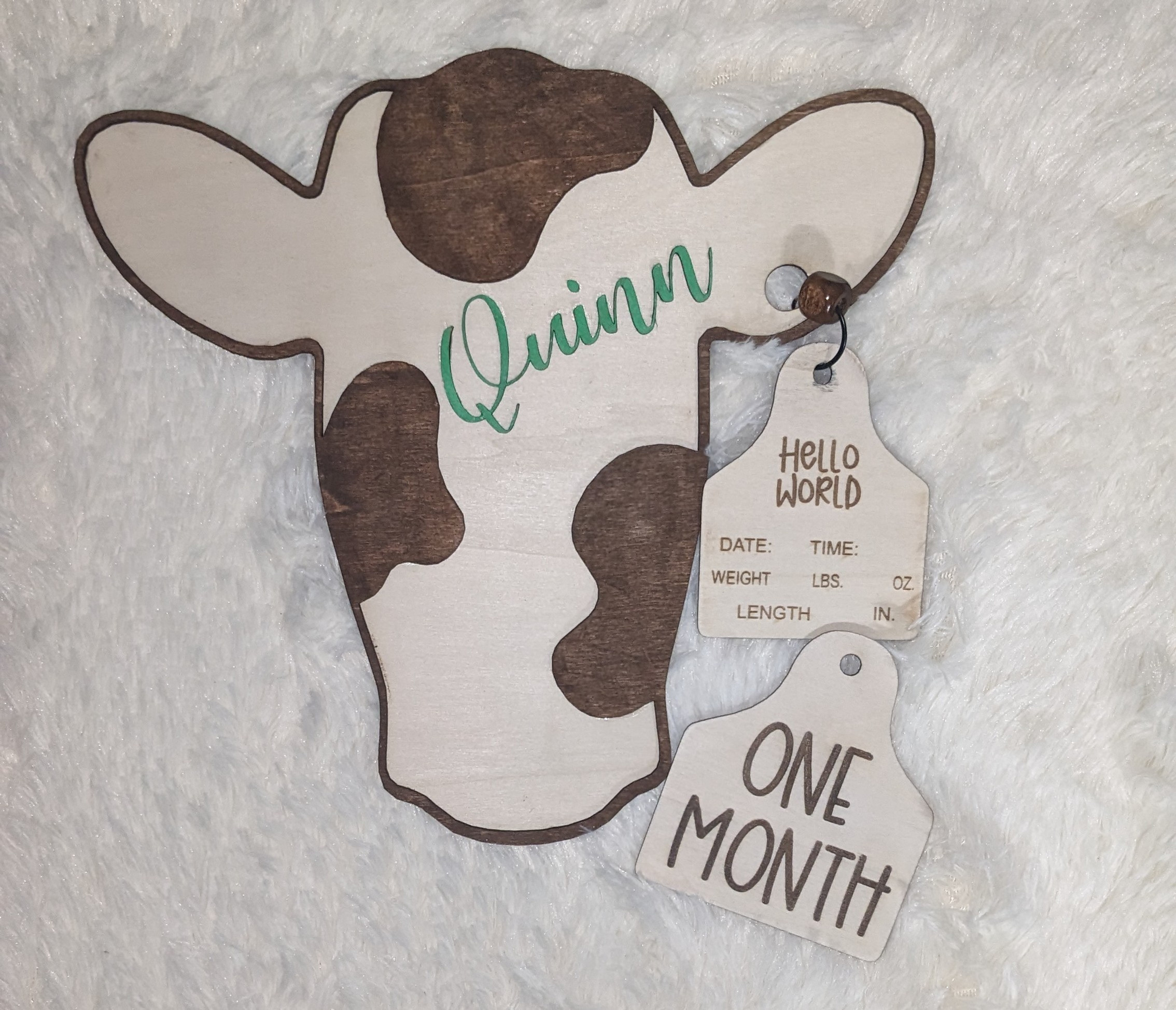 Cow birth announcement only