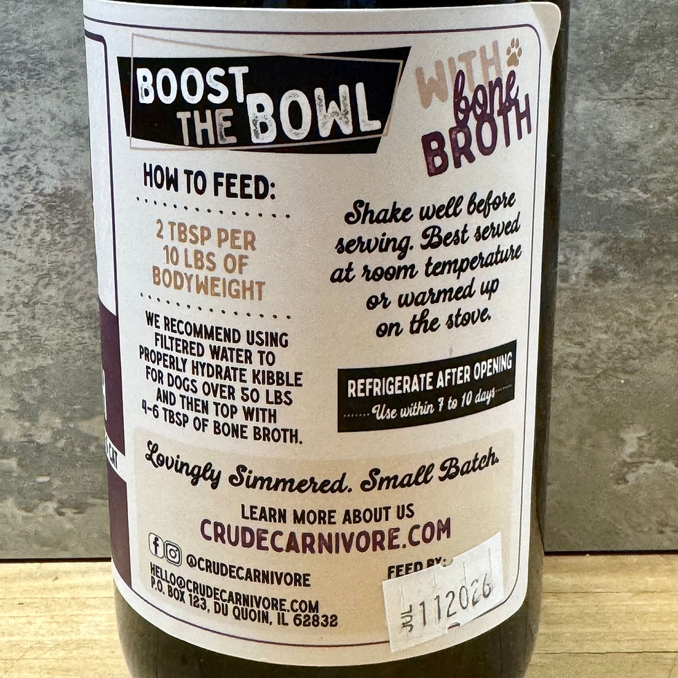 Thumbnail: Crude Carnivore Bone Broth - BISON