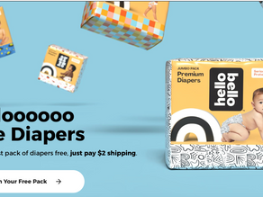 Score FREE Diapers from Hello Bello 