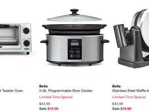 Small Appliances on sale! No coupon needed. 