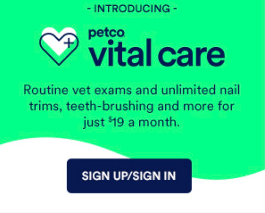Petco new pet plan deal! Petco vital care
