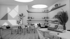 Class room, Reading area