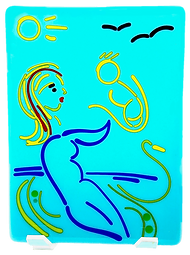 light blue plate transparant no glare 2.