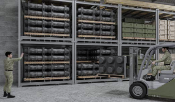 Round Block Storage Rack Racks Blocks Modular Bulk Storage Racks | MKT 2027