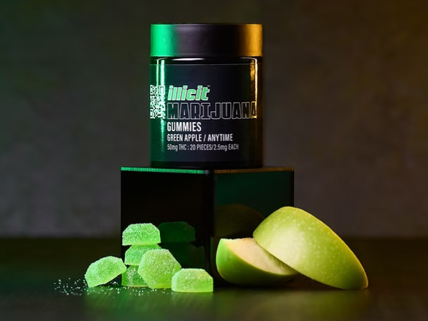 Illicit Green Apple THC Gummies