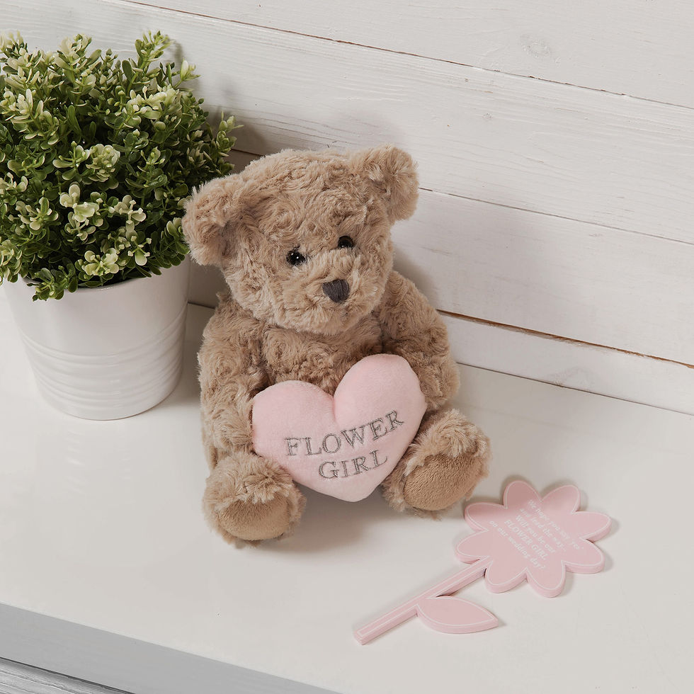 Flower Girl Teddy Bear - Adorable Plush Gift for Your Special Flower Girl
