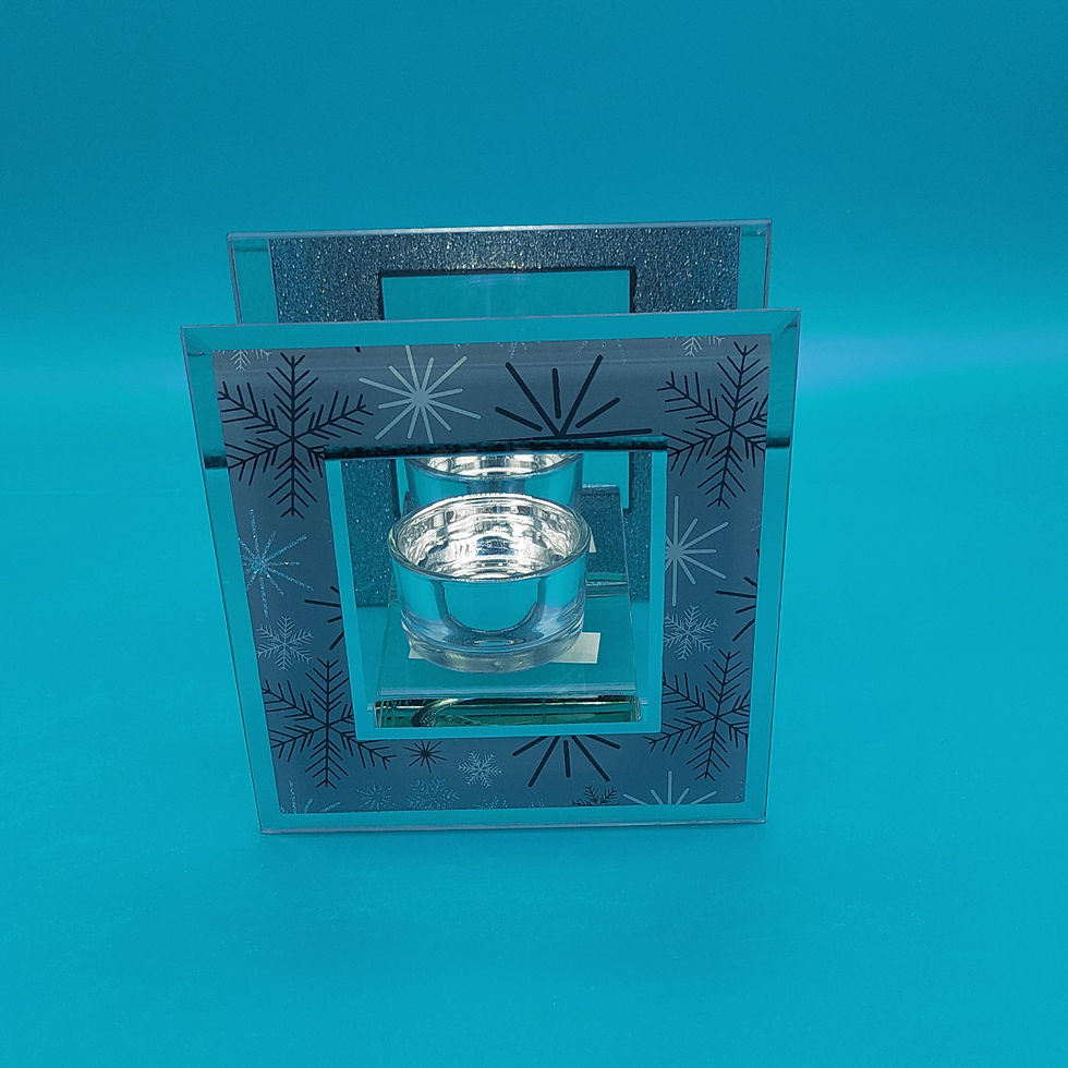 Thumbnail: Silver Snowflake Tealight Holder from Moonlight Magic Collection