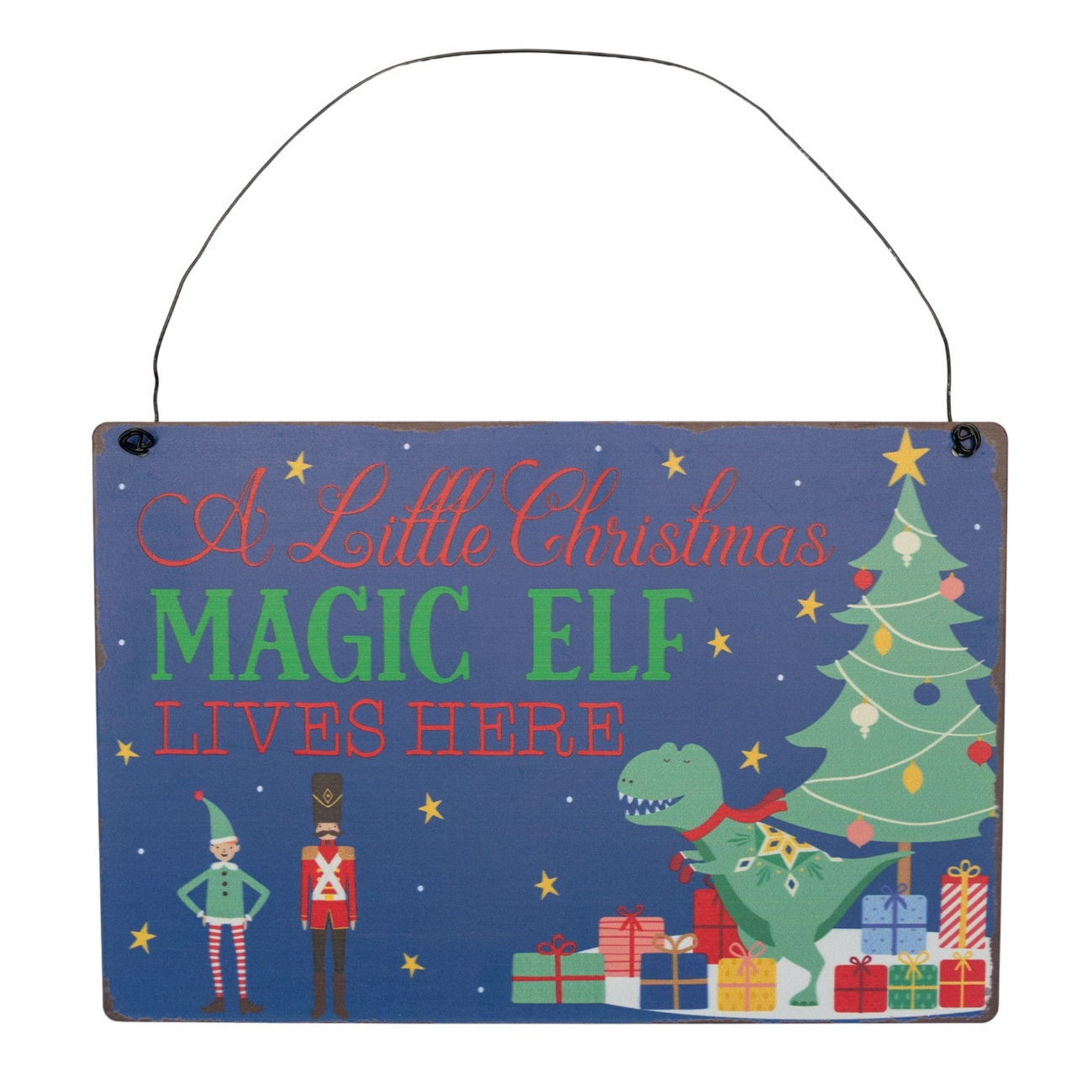 Metal Wall Plaque - Magic Elf