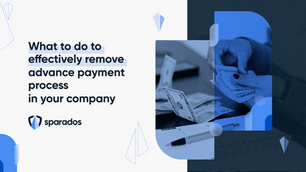 How to effectively get rid of the advance payment and settlement process