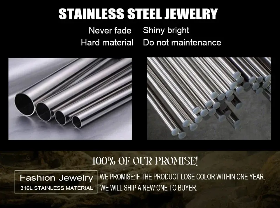 Thumbnail: Vintage Nordic Stainless Steel Trinity Knots Pendant Necklaces For Men Women Fas
