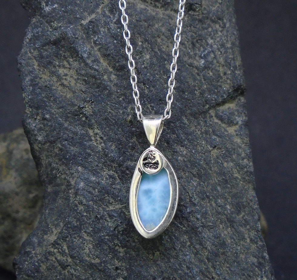 Thumbnail: Larimar Sterling Silver Pendant