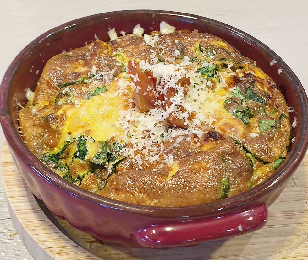 The Tomato Spinach Frittata at Roots Bangsar, Kuala Lumpur