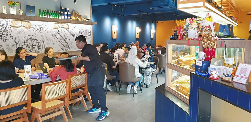 Roots Bangsar's contemporary interior makes this vegetarian restaurant in Kuala Lumpur a favourite hangout for hours of chatter.