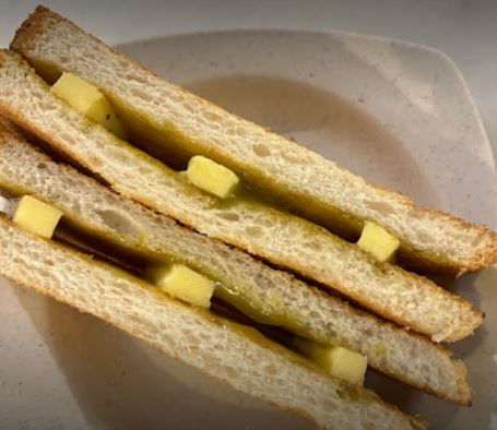Kaya butter toast at Ho Kow Hainan Kopitiam KL