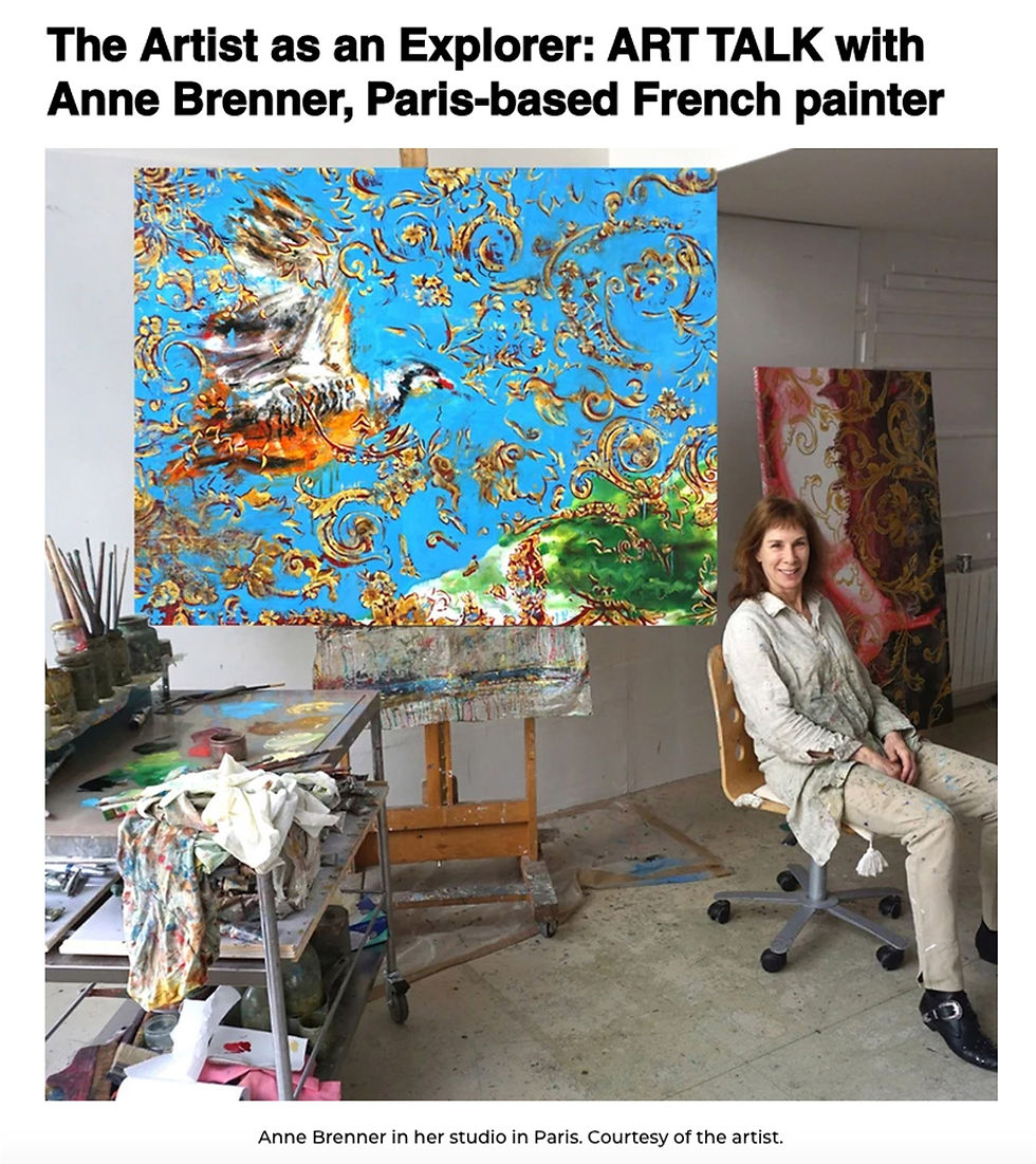 The Artist as an Explorer: ART TALK with Anne Brenner