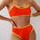 Thumbnail: Square Neck Cut Out Two Pieces Bikini