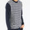 Thumbnail: Knitted Round Neck Striped Sweater